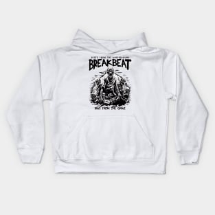 BREAKBEAT - Rave From The Grave (Black) Kids Hoodie